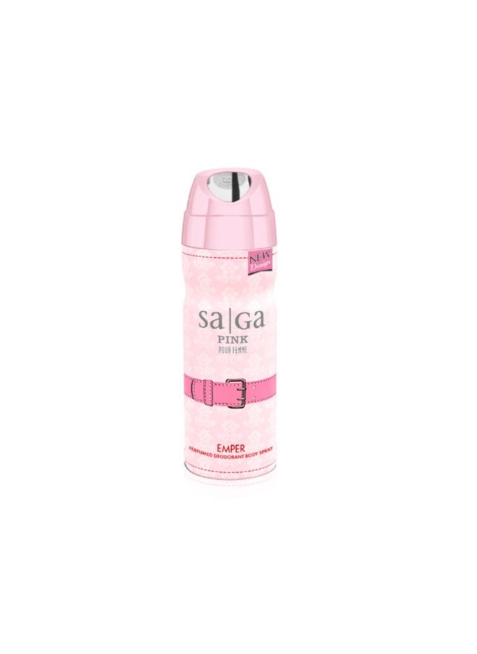Emper - Saga Pink Perfumed Spray Pour Femme 200ml - Image 1