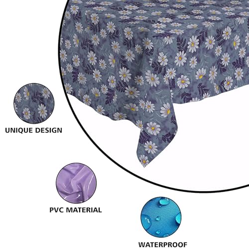 Homerz Premium 8-10 Seater Dining Table Cover, Size 60 x 108 inch Exact, Waterproof and Easy to Clean (Multicolourf) - Image 3