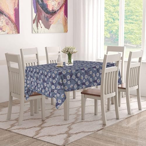 Homerz Premium 8-10 Seater Dining Table Cover, Size 60 x 108 inch Exact, Waterproof and Easy to Clean (Multicolourf) - Image 2