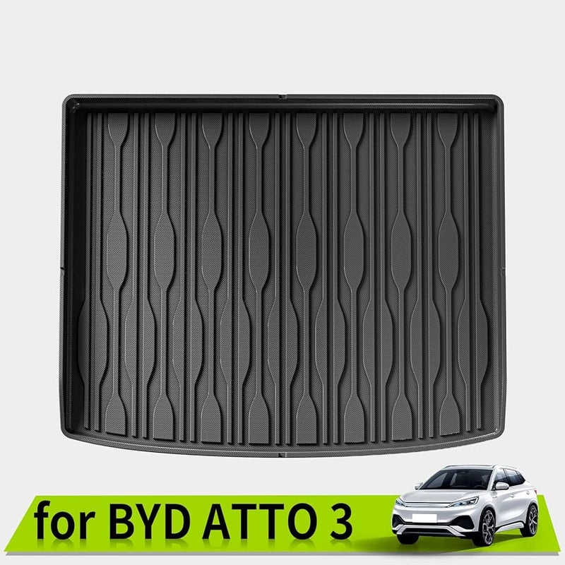 Custom Fit TPE Trunk Mat For BYD Atto 3 Yuan Plus All Weather Waterproof - Image 3
