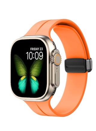 Compatible with Apple Watch Band 38mm 40mm 41mm 42mm 44mm 45mm 49mm for Men Women,Soft Silicone Magnetic Buckle Sport Replacement Straps,iWatch Series 8/7/SE/6/5/4/3/2/1 - pzsku/ZC5835FFECE92CE2EBF9DZ/45/_/1740501512/286c0fc7-907b-46c1-9a35-b13b3a53c50a