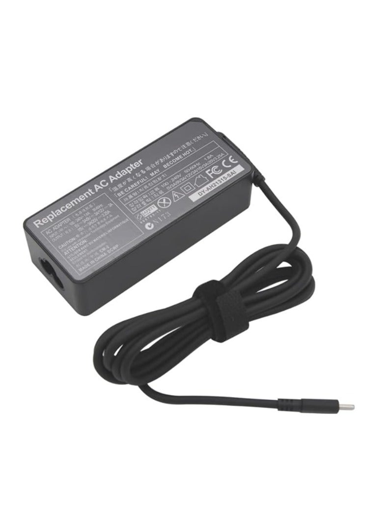 Terabyte Charger Adapter for Lenovo Laptop 20V 3.25A USB Type-C for Thinkpad,Yoga X270,Chromebook C630, HP, Dell XPS, Acer,Asus,For Samsung Galaxy more Type C Devices - Image 4