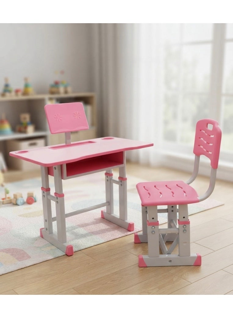 StarKids A comprehensive study desk set for children featuring a smart, modern design that creates an ideal environment—combining ultimate comfort, superior organization, and enhanced focus—to elevate the daily learning experience to the highest quality standards. - Image 1