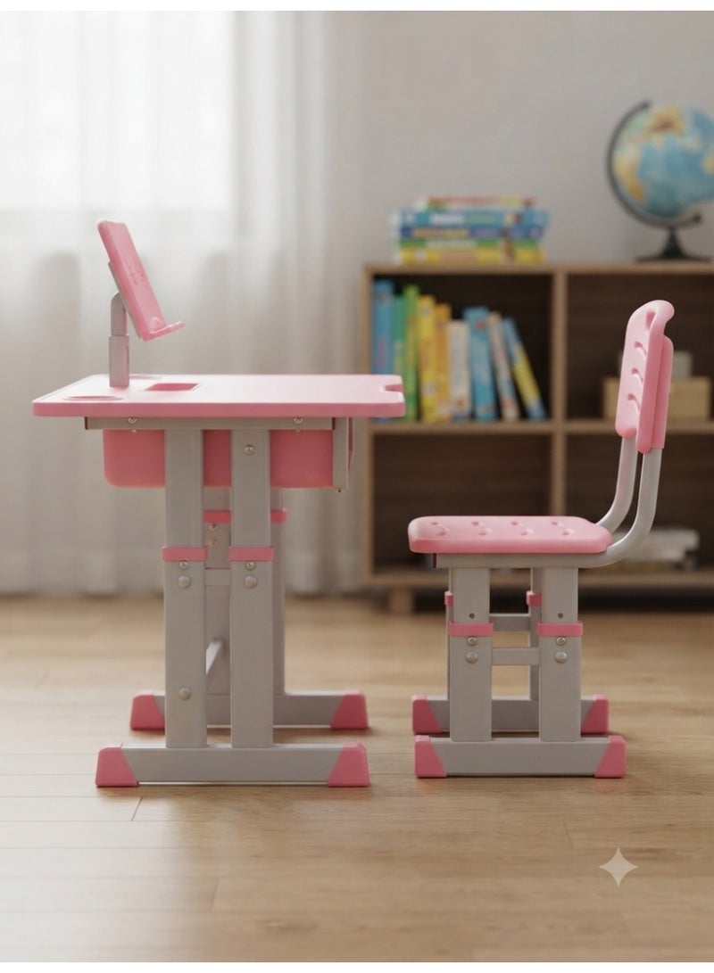 StarKids A comprehensive study desk set for children featuring a smart, modern design that creates an ideal environment—combining ultimate comfort, superior organization, and enhanced focus—to elevate the daily learning experience to the highest quality standards. - Image 3