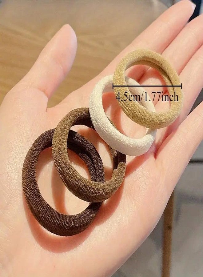 KARDIFF Hair Rubber Bands for Women with Storage Box (Pack of 20 Pcs) Seamless Cotton Hair Bands, Colorful Hair Ties Ponytail Holders Hair Accessories (Multicolored) - Image 4
