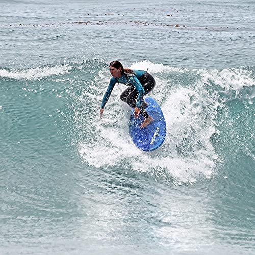 Wavestorm -Soft Top Foam 5'6" Surfboard/Fish Swallow Tail Surfboard for Beginners and All Surfing Levels Youth Complete Set Includes Leash and Multiple Fins, Blue (AZ21-WSSF560-BLU-1PK) - Image 2