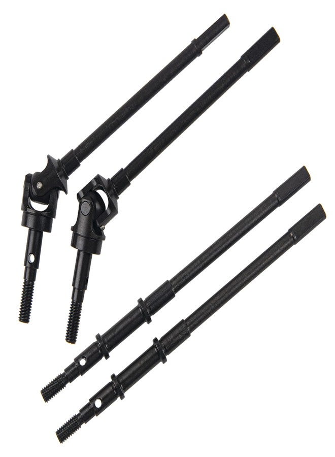 Vgoohobby RC Front & Rear Steel Drive Shaft CVD Axle Compatible with Axial SCX10 II 90046 90047 1/10 RC Car - Image 1