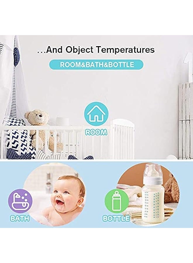 Forehead and Ear Thermometer for Adults, Kids and Baby,Touchless Digital Infrared Thermometer,with LCD Screen, Memory Recall, Fever Alarm,Auto Shutdown,White,39 * 27.3 * 160mm  - Image 5
