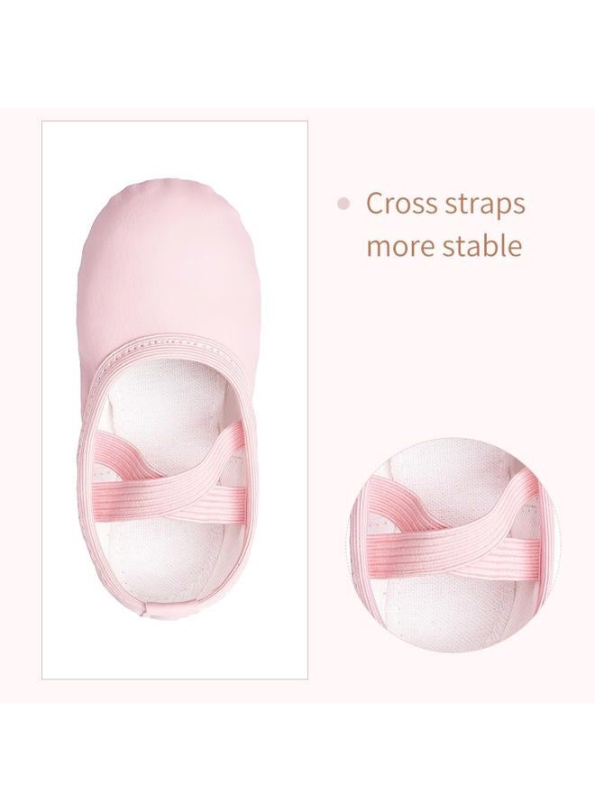 Stelle Girls Ballet Dance Shoes Slippers for Kids Toddler (Pink2, 6MT) - Image 5