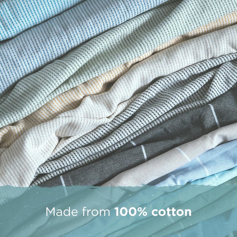 Cape Comforts Oversized Turkish Beach Towel, Diamond Dobby Aqua - 37'' x 67'' - Super Soft & Lightweight | Quick Dry Sand Free Travel Towels for Beach or Bath | Gifts - Image 4