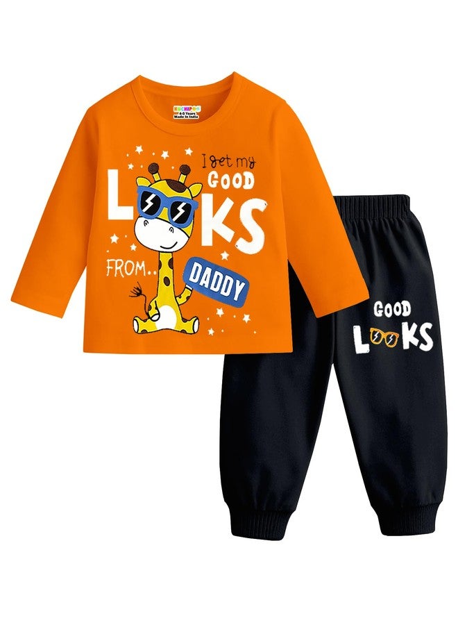 Kuchipoo Baby Boy Regular Fit Cotton T-Shirts and Pyjamas Set (KUC-PSUT-169, 12-18 Months, Multi-Colored) - Image 5