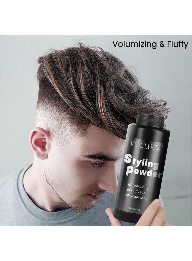 VOLLUCK Hair Styling Powder Texture Powder 1.05Oz Soft & Fluffy Hair Powder, Dust it, No Mess, Hair Volume Powder for Men and Women - Image 4