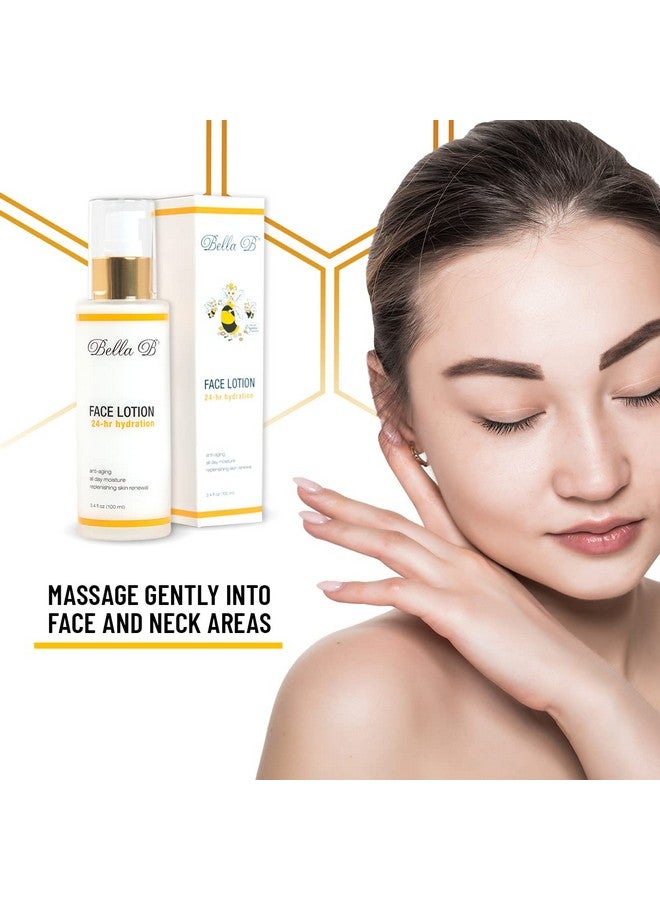 Bella B Face Lotion 3.4 Oz Bottle Facial Glow Pregnancy Skin Care Pregnancy Face Moisturizer Pregnancy Safe Healthy Beauty Natural Face Moisturizer Natural Face Lotion - Image 5