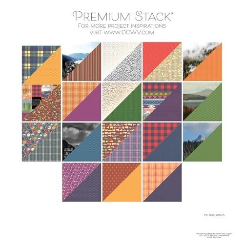 DCWV Printed Cardstock Paper 12x12, 36 Sheets of Scrapbook Paper for Crafts and Card Making, Double Sided Heavy Duty Cardstock with Foil Accents - Adventurer - Image 2