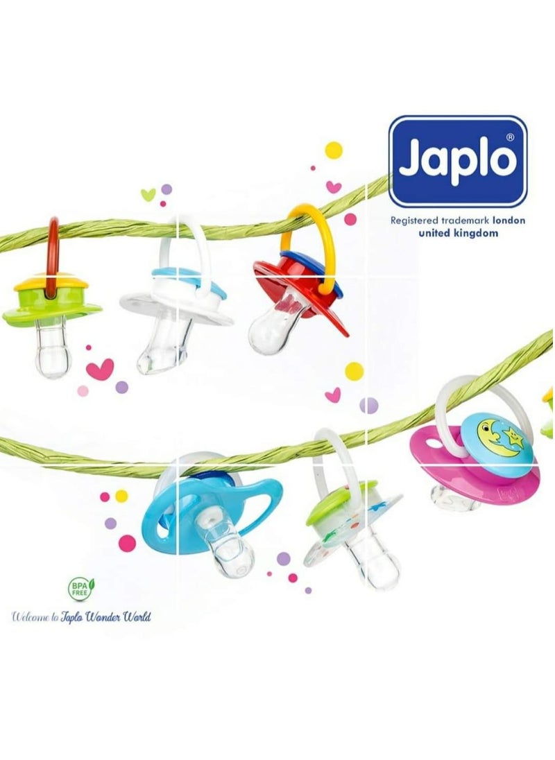 Japlo Japlo Twinkle star olive +3M soother (Pacifier with cover & Glow In The Dark)  - Image 4