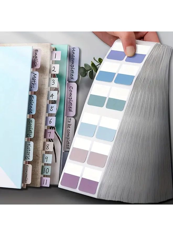 Transparent Sticky Index Tabs Arrow Flags 210 Pack for Planners Office School - Image 1