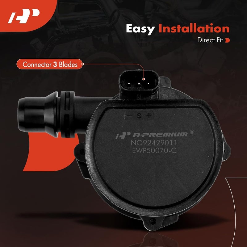 A-Premium Electric Engine Water Pump for Mercedes-Benz - Image 2