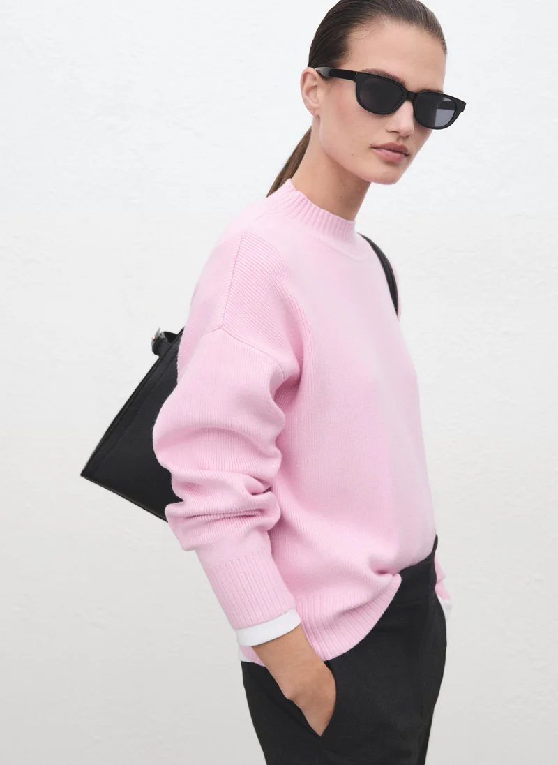 MANGO High collar sweater
