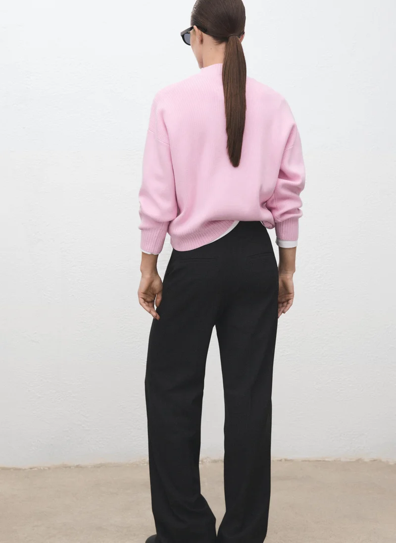 MANGO High collar sweater