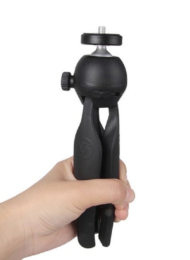 Mini Tripod Stand For Mobile Phone / Digital Camera Black - Image 4