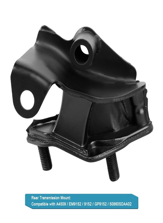 JDMON 3Pcs Engine Motor & Transmission Mount Kit Replacement for Honda Accord 2.4L 2003 2004 2005 2006 2007 Auto Trans Compatible with A4509 / EM9152 / 9152 / A4510 / EM9151 / 9151 / A4542 / 9225 - Image 4