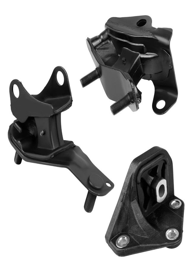JDMON 3Pcs Engine Motor & Transmission Mount Kit Replacement for Honda Accord 2.4L 2003 2004 2005 2006 2007 Auto Trans Compatible with A4509 / EM9152 / 9152 / A4510 / EM9151 / 9151 / A4542 / 9225 - Image 1