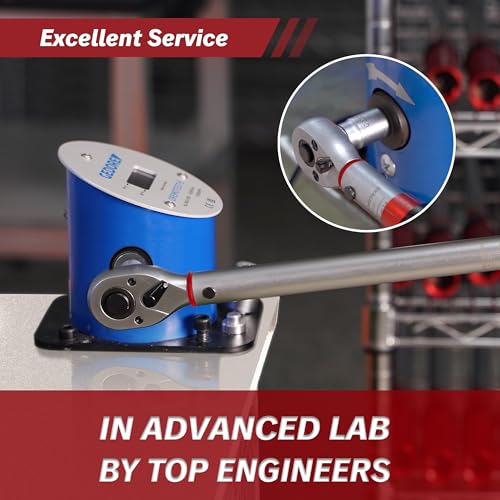 Thorstone 1/4 Torque Wrench, 10-150 in.-lb./ 1.1~16.9Nm Dual-Direction Adjustable Micrometer Click Torque Wrench, 72-Tooth Gear, ±2% Clockwise High Accuracy Reversible Dual Range Scales - Image 4