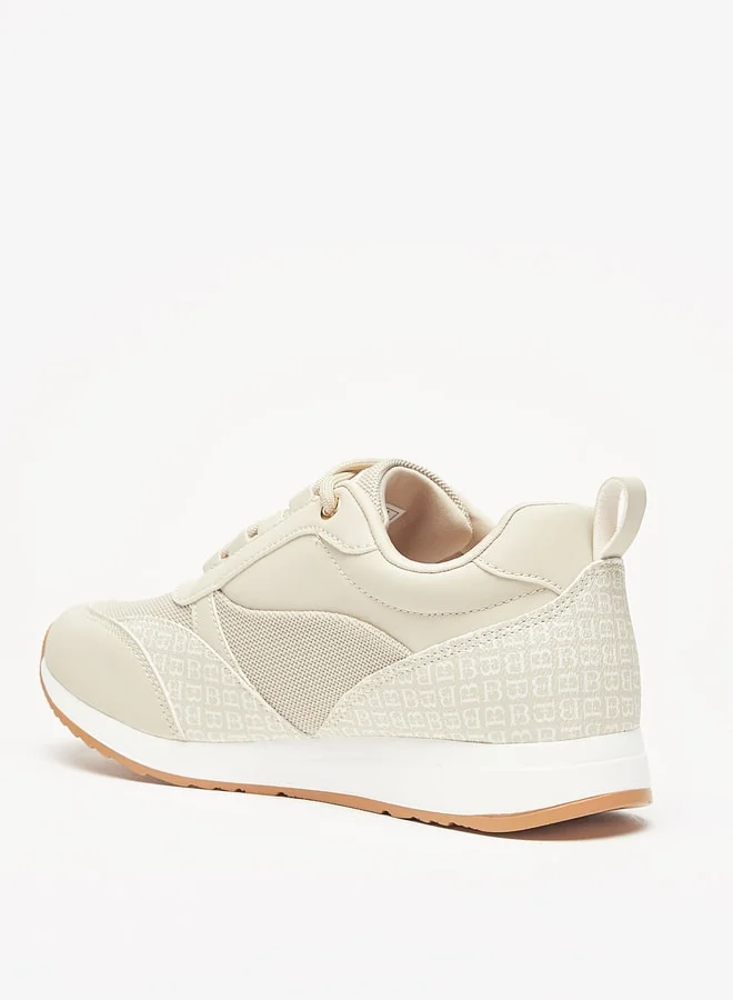 فلورا بيلا من شو إكسبرس Women Panelled Low Ankle Sneakers with Lace-Up Closure