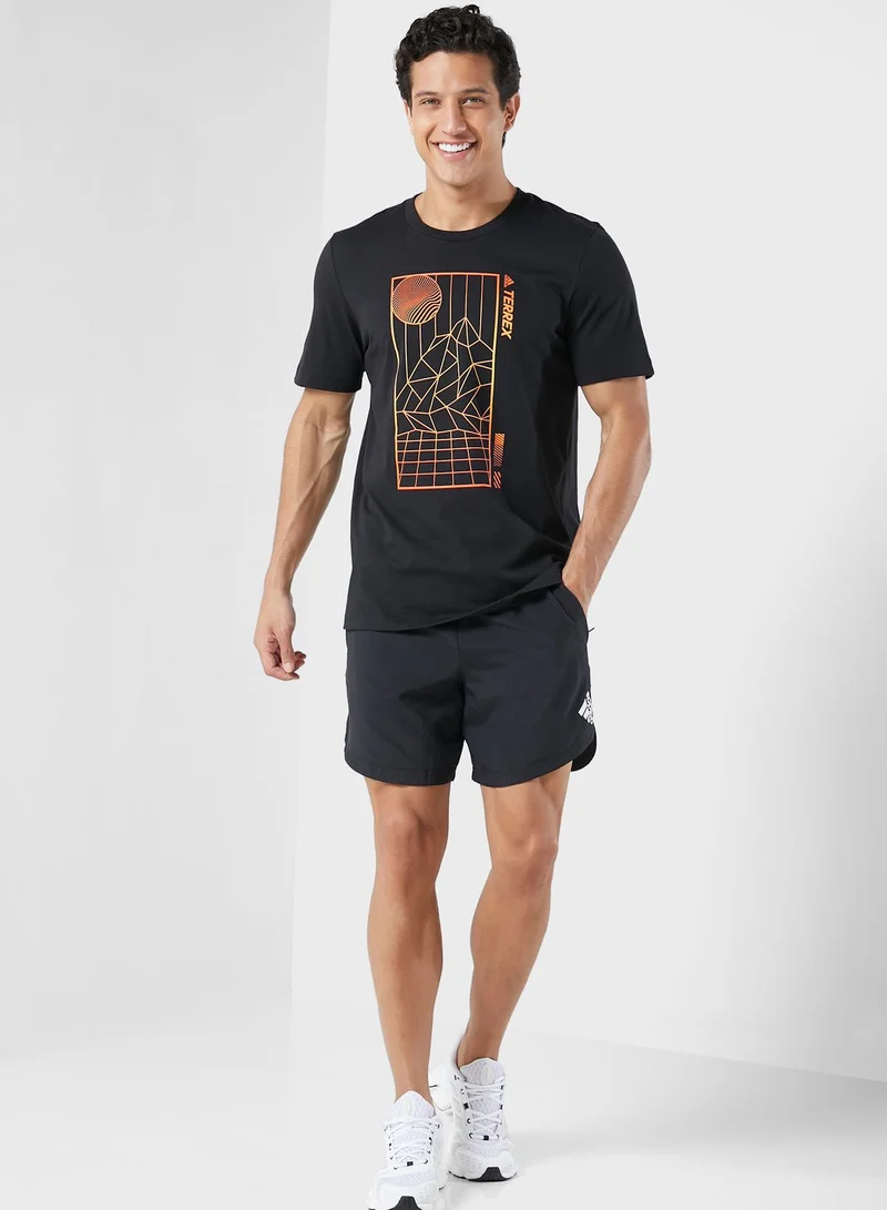 Adidas Terrex Mountain Fun Graphic T-Shirt