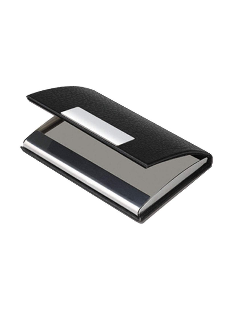 Parker Galaxy Silver Body | Stainless Steel | Gold Trim + Free Card Holder (2 Count, Pack of 2, Ink - Blue) | Recommended for gifting occasions | Elite pen for corporate and academic purposes - Image 4