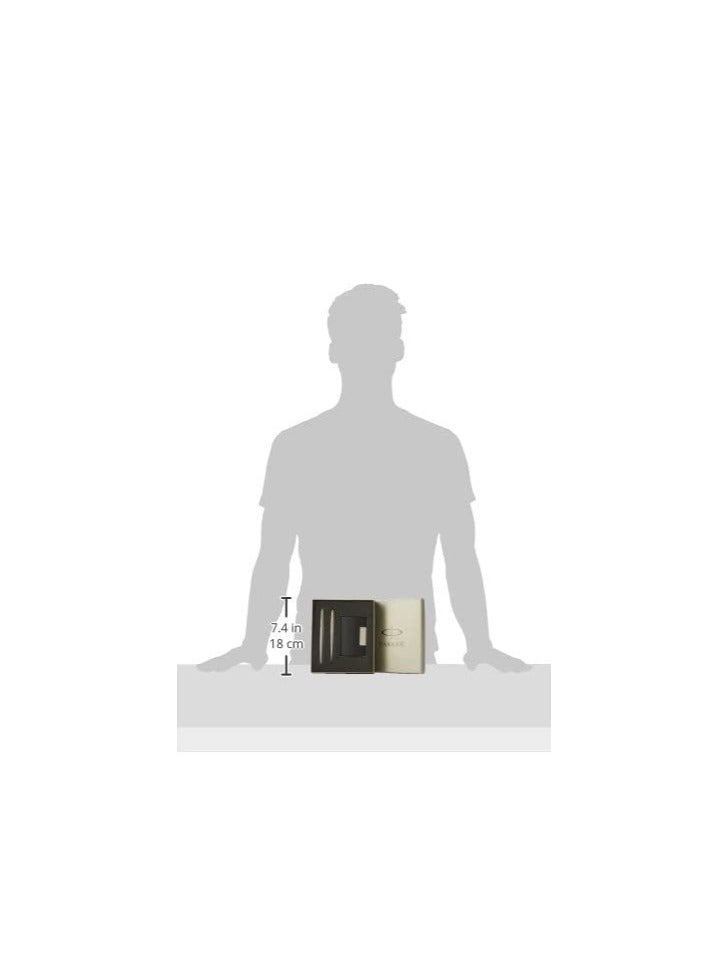 Parker Galaxy Silver Body | Stainless Steel | Gold Trim + Free Card Holder (2 Count, Pack of 2, Ink - Blue) | Recommended for gifting occasions | Elite pen for corporate and academic purposes - Image 3
