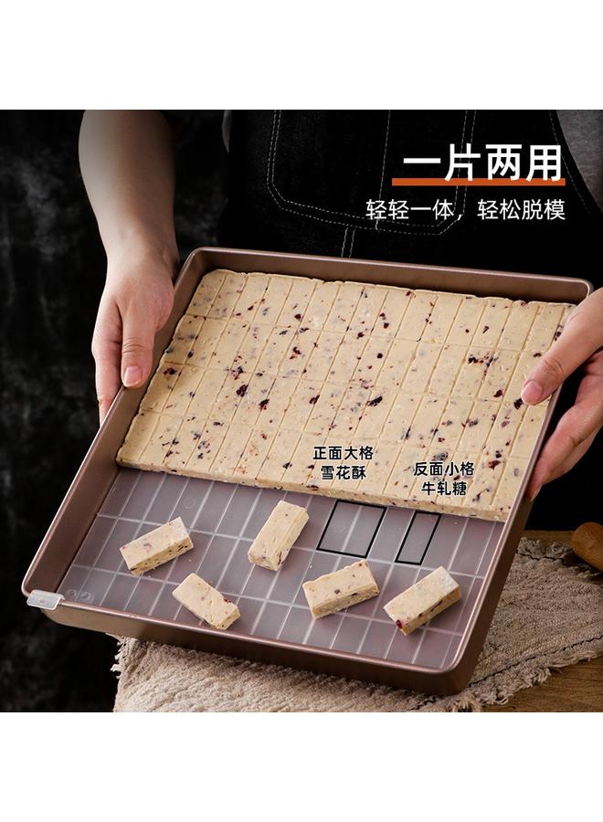 Bluejw PK7J Snowflake Crisp Mould Plate Nougat Tools Suit Household Complete Baking Diy Material Bag Homemade Non-stick - Image 2