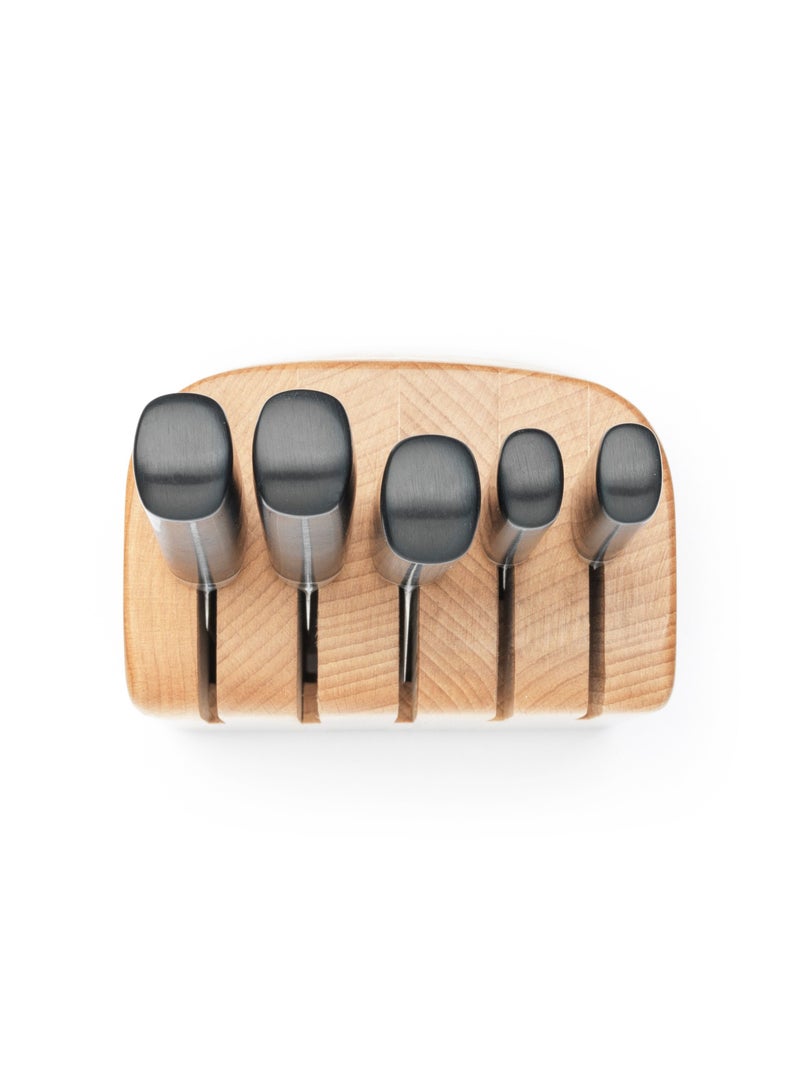 brabantia Knife Block plus Knives - Beech Wood  - Image 4