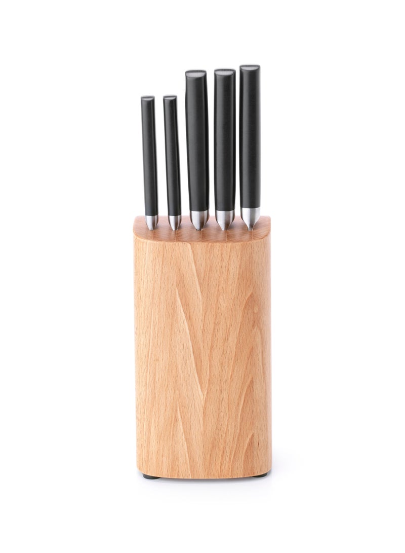 brabantia Knife Block plus Knives - Beech Wood  - Image 5