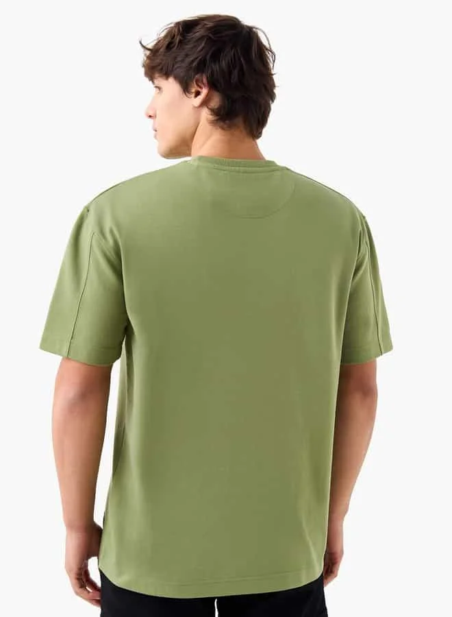 Lee Cooper Lee Cooper Typographic Print Crew Neck T-shirt