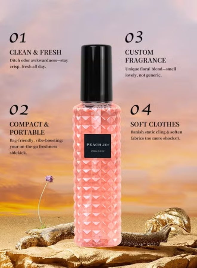 Tropical Citrus Burst Alcohol-Free Body & Hair Fragrance Spray 100ml, Long Lasting Blood Orange Tangerine Jasmine Sandalwood Scent, Gentle Water-Based Mist for Women - Image 2