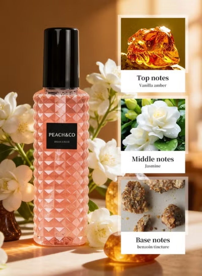 Tropical Citrus Burst Alcohol-Free Body & Hair Fragrance Spray 100ml, Long Lasting Blood Orange Tangerine Jasmine Sandalwood Scent, Gentle Water-Based Mist for Women - Image 4