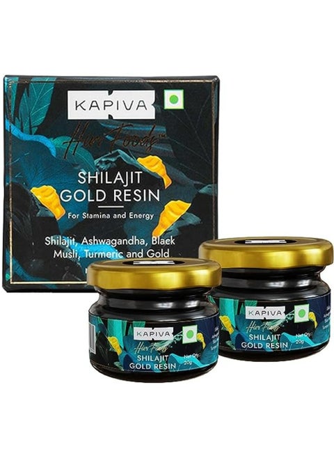 Kapiva Shilajit Gold Resin 20g Pack Of 2