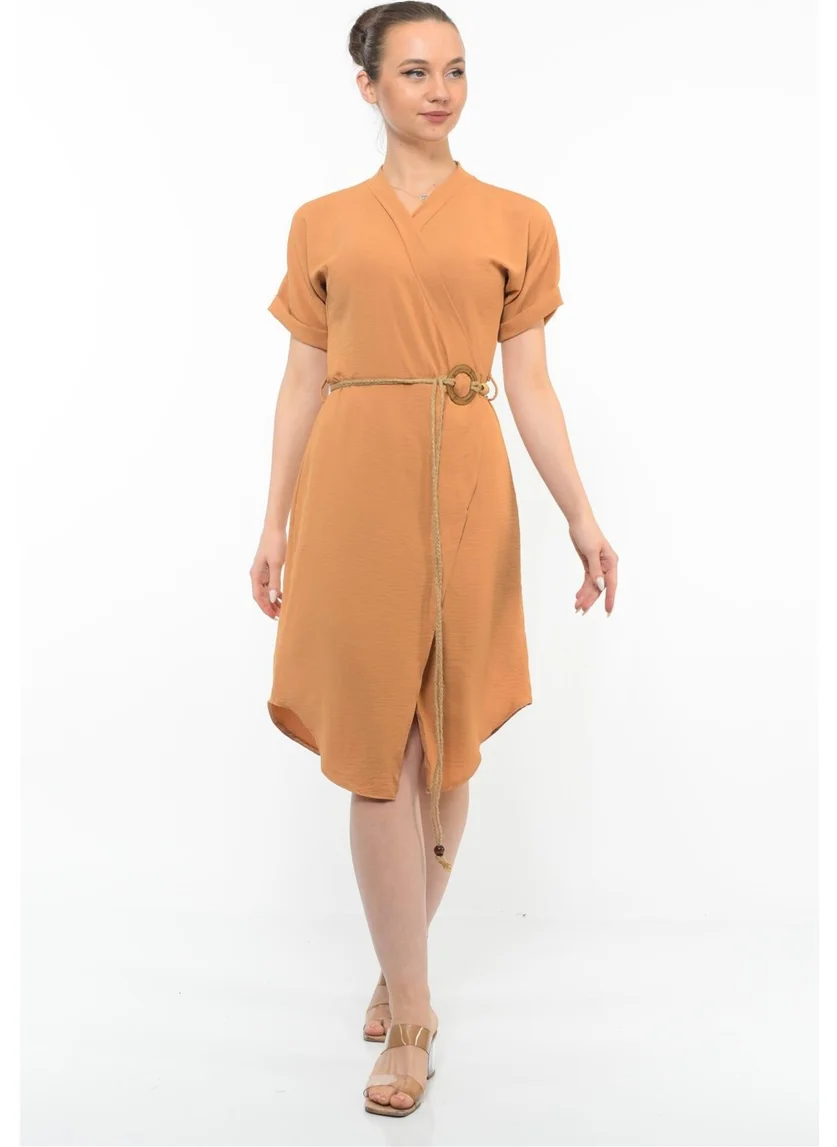 Nuseel Wrap Front Dress