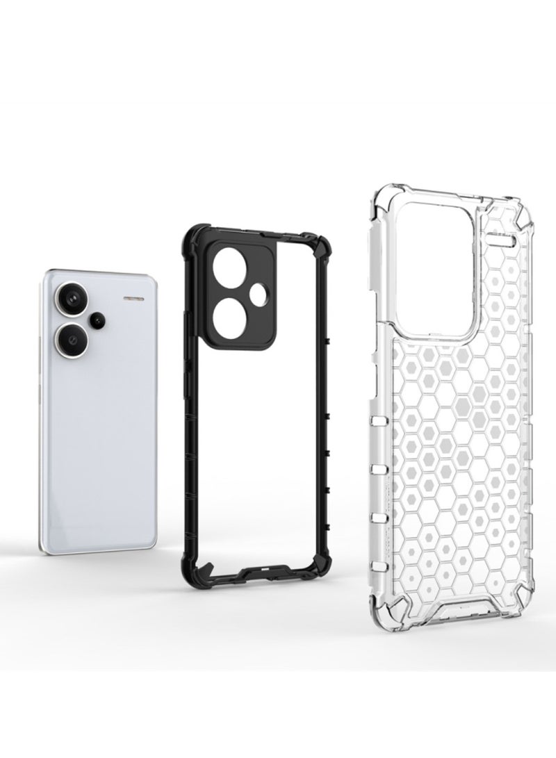 Case for Redmi Note 13 Pro Plus Shockproof Honeycomb Phone Case Green - Image 4