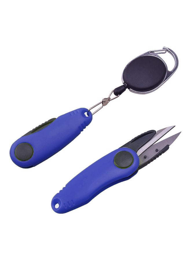 Loquat Portable Folding Fishing Line Cutter Clipper Scissors Tool With Retractable Hook - Image 5