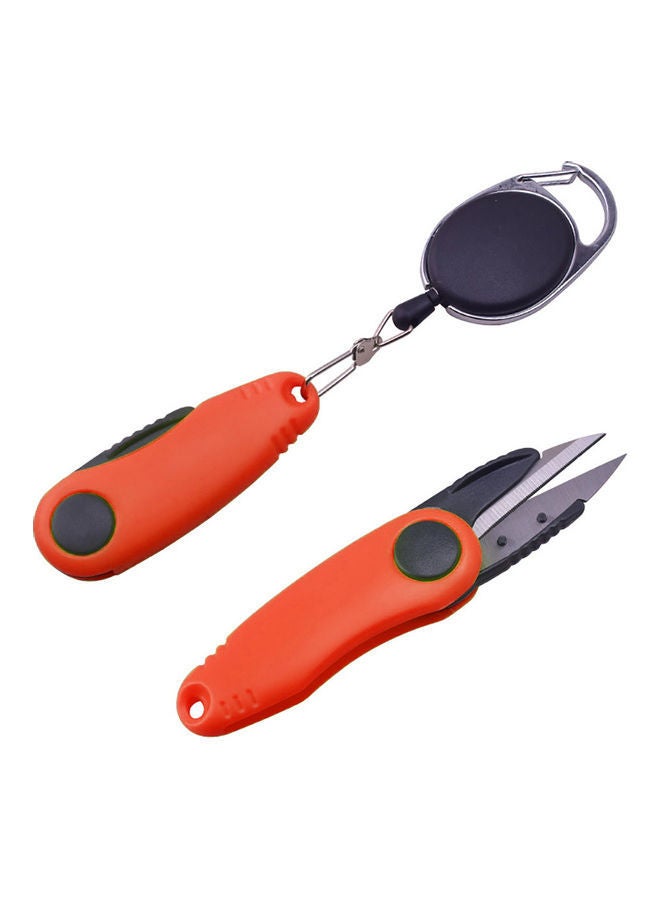Loquat Portable Folding Fishing Line Cutter Clipper Scissors Tool With Retractable Hook - Image 4