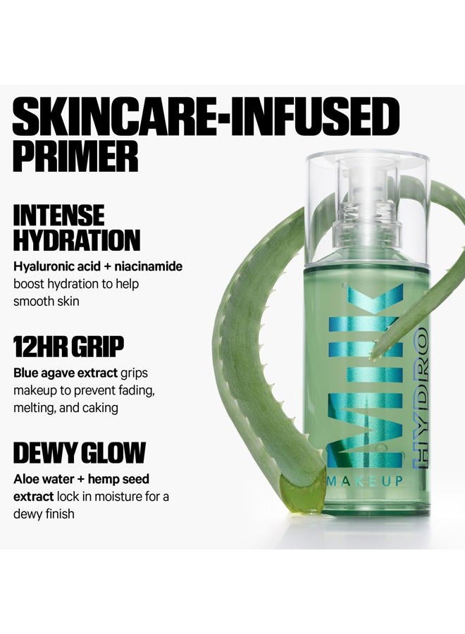 MILK MAKEUP Hydro Grip Primer with Hyaluronic Acid + Niacinamide – Hydrating Face Primer Grips Makeup for Up to 12 Hours – Silicone-Free, Lightweight Gel with Dewy Finish – 0.33 oz - Image 4