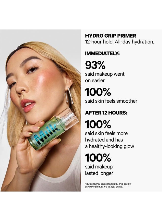MILK MAKEUP Hydro Grip Primer with Hyaluronic Acid + Niacinamide – Hydrating Face Primer Grips Makeup for Up to 12 Hours – Silicone-Free, Lightweight Gel with Dewy Finish – 0.33 oz - Image 2