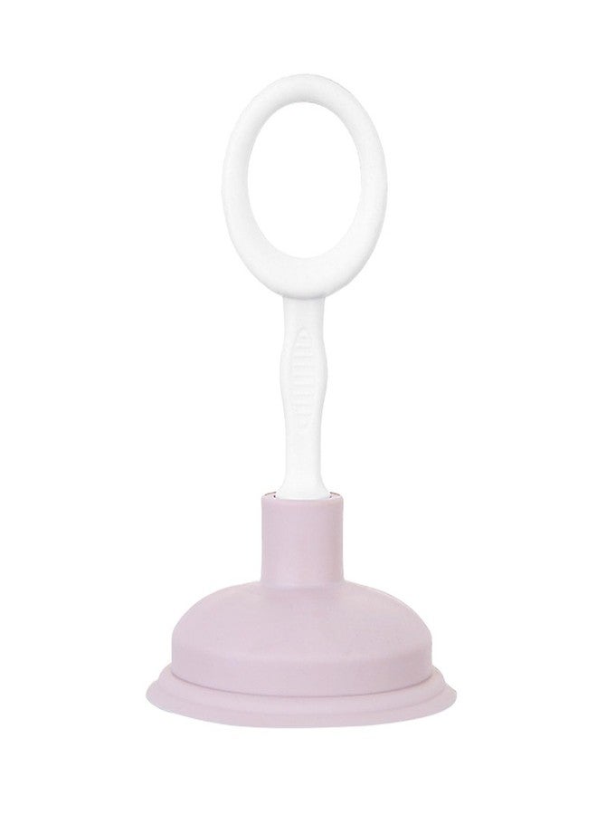 lvifloae Professional Handheld Sink Plunger Versatile Drain Unclogger For Hair And Debris Strong Suction Easy Operation Long Service Life Pp And Pe Construction (Pink) - Image 1