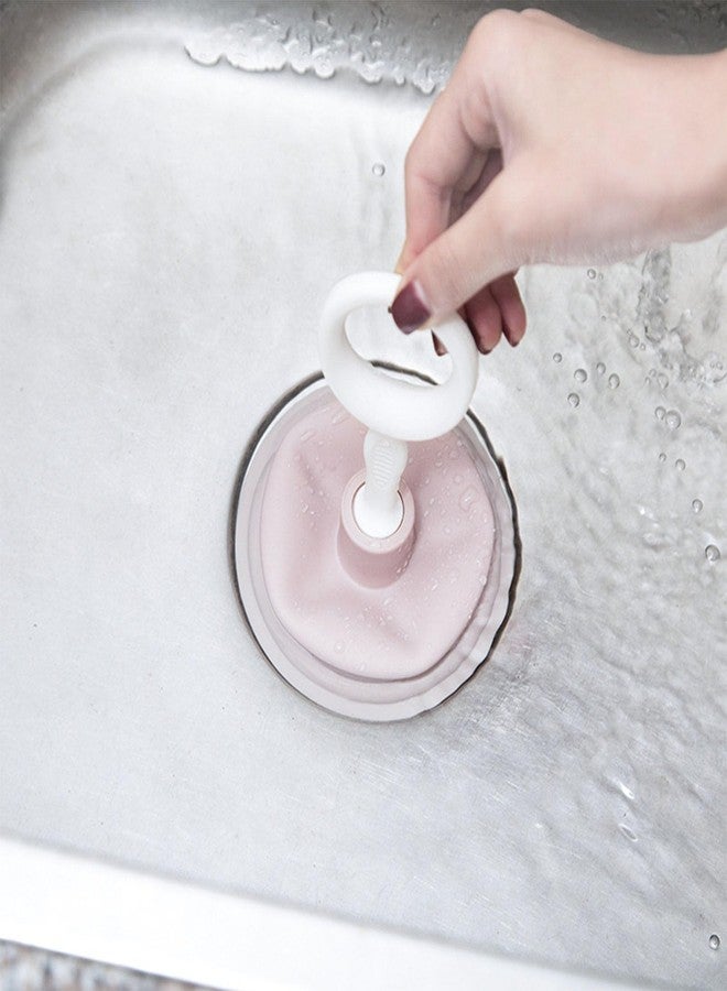 lvifloae Professional Handheld Sink Plunger Versatile Drain Unclogger For Hair And Debris Strong Suction Easy Operation Long Service Life Pp And Pe Construction (Pink) - Image 4