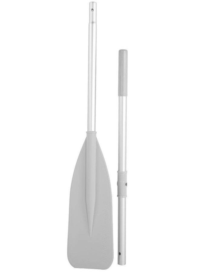 Naroote Aluminium Alloy Grey High Toughness Water Sports Paddle, Inflatable Boat Paddle High Toughness Inflatable Boat Dinghy Canoe Water Marine Sports Oars 2pcs for Inflatable Boat Rubber Dinghy - Image 3