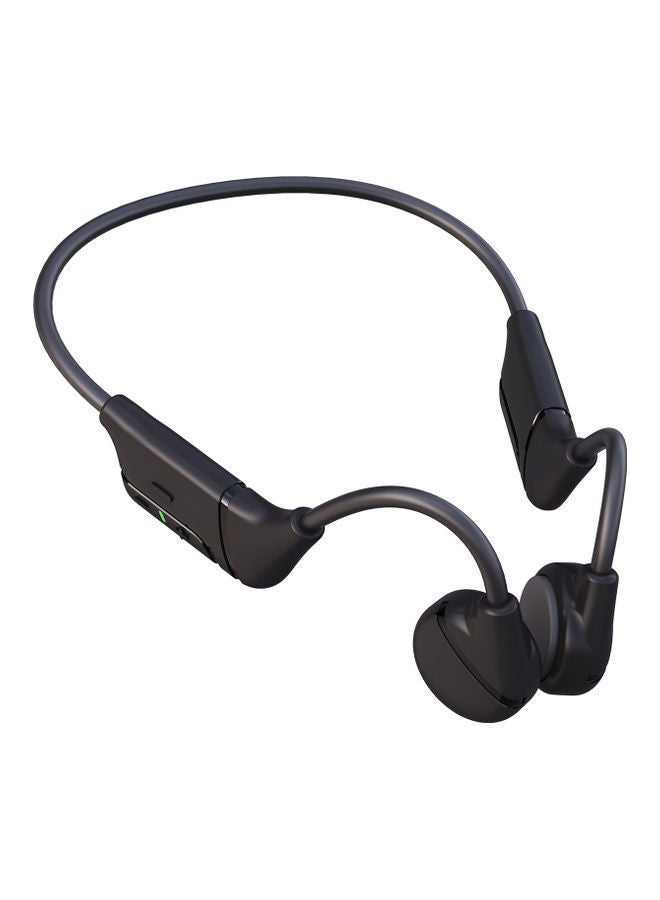 NIBEMINENT Bone Conduction Bluetooth Headset With Microphone Black  - Image 1