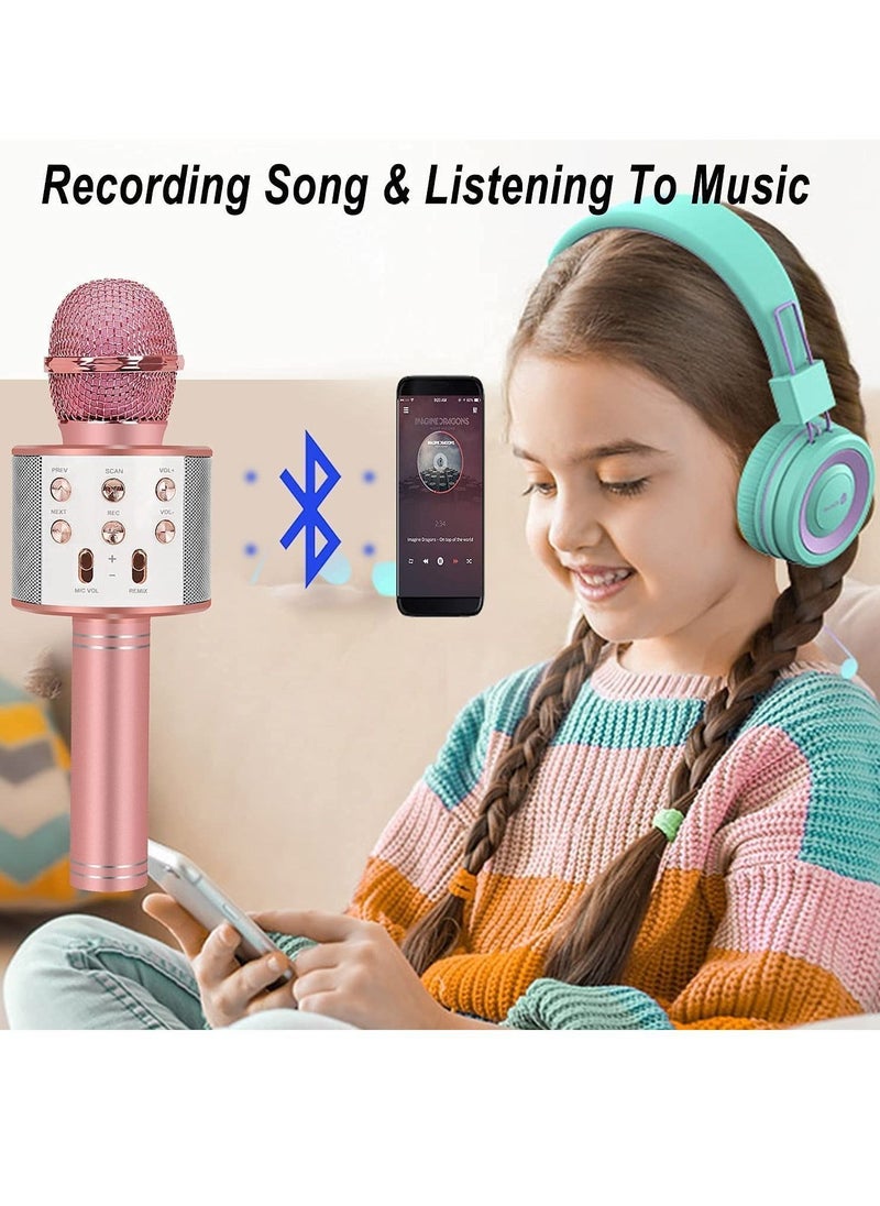 Generic Microphone Karaoke Kids Toys for 4-10 Year Old Girls Karaoke Microphone Kids Birthday Gifts for Kids Toddler  - Image 4