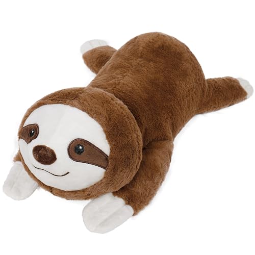 Wepop Sloth Weighted Stuffed Animals 5lbs 24 Inch Weighted Plushies Sloth Stuffed Animals  Big Plush Pillow Cute Plush Toy Gifts for Kids  Adults - Image 1